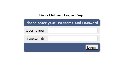 วิธีการย้าย File ด้วย File Manager ใน DirectAdmin Control Panel : 1 login