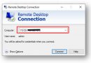 การใช้งานโปรแกรม Remote Desktop Connection