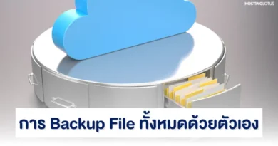 การ Backup File ทั้งหมดด้วยตนเอง DirectAdmin