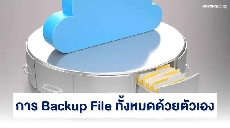 การ Backup File ทั้งหมดด้วยตนเอง DirectAdmin