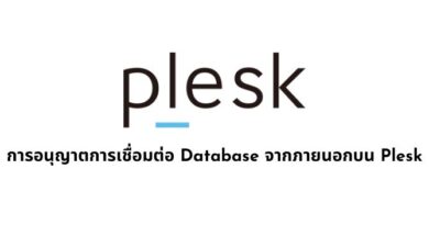 การเชื่อมต่อ Database จากภายนอกบน Control Panel Plesk