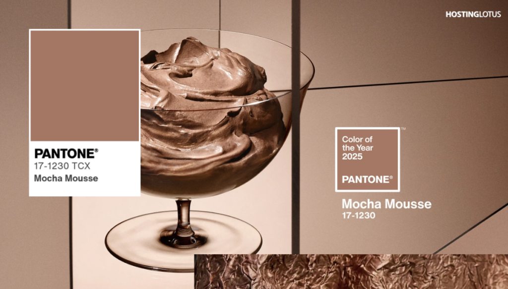 Pantone Color of the Year 2025 Mocha Mousse